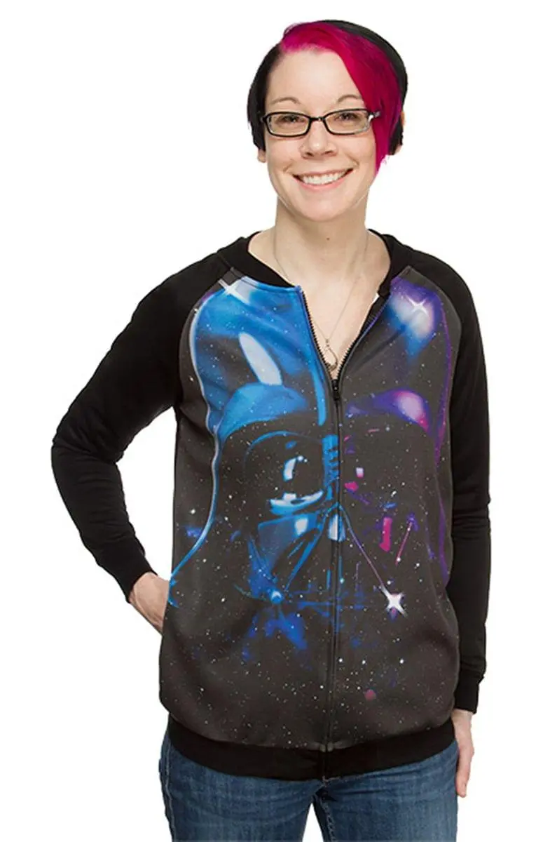 Mighty Fine Star Wars Darth Vader Space Women's Light Jacket 1 Mighty Fine Star Wars Darth Vader Space Women's Light Jacket