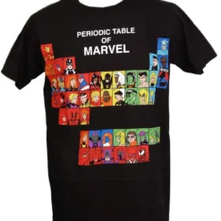 Mighty Fine Periodic Table Of Marvel T-Shirt Adult