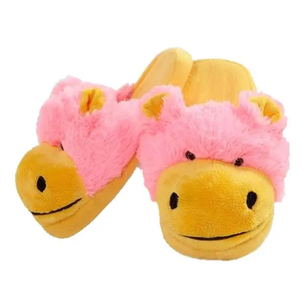 My Pillow Pets Neon Hippo Slippers 1 My Pillow Pets Neon Hippo Slippers