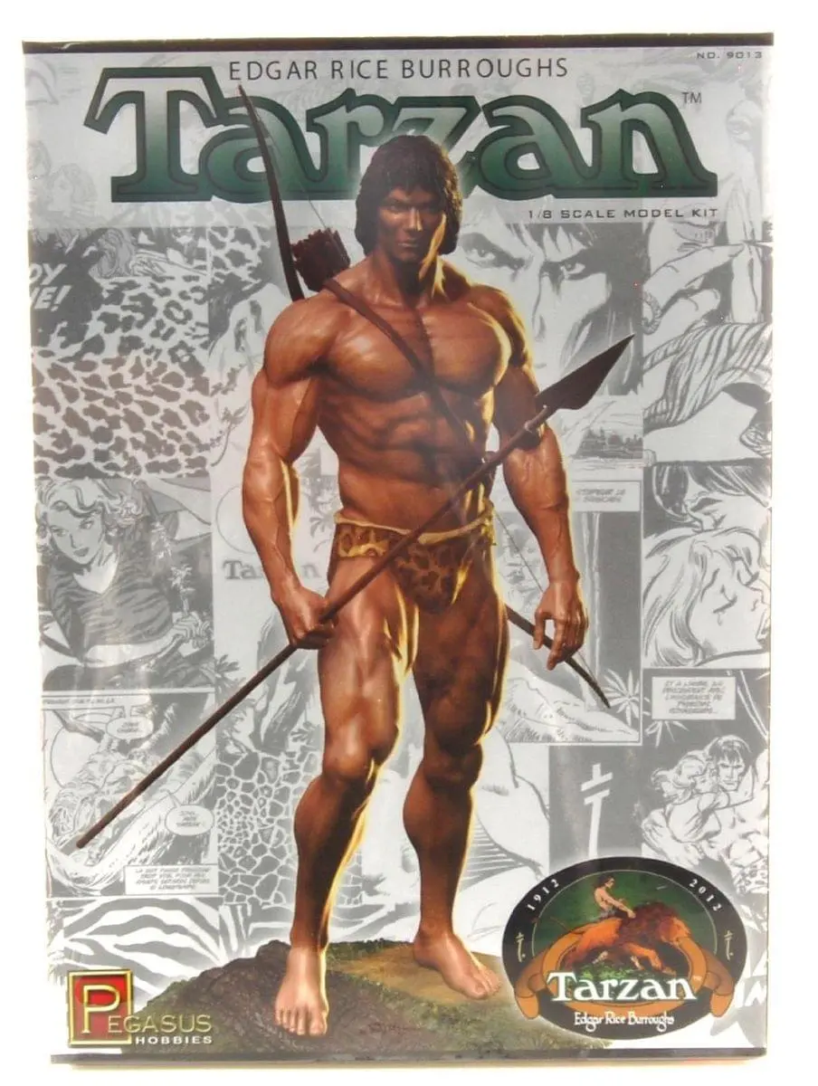 Pegasus Hobbies Edgar Rice Burroughs Tarzan 1:9 Scale Model Kit 1 Pegasus Hobbies Edgar Rice Burroughs Tarzan 1:9 Scale Model Kit