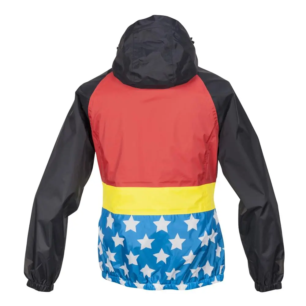 Ukonic DC Comics Wonder Woman Zip Raincoat For Women | Wind And Waterproof Jacket 2 Ukonic DC Comics Wonder Woman Zip Raincoat For Women | Wind And Waterproof Jacket - Image 2