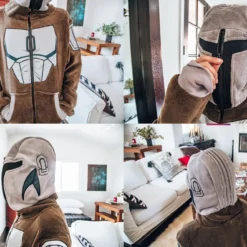 Ukonic Star Wars: The Mandalorian, Bounty Hunter Unisex Onesie For Adults -Hoodies Sales RBF 16394 CE