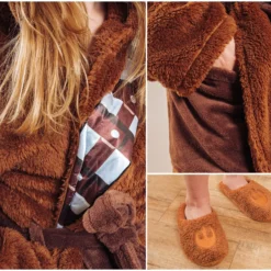 Ukonic Star Wars Chewbacca Robe And Slipper Set For Adults -Hoodies Sales RBF 17001 CE