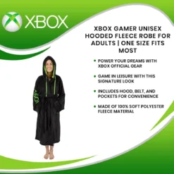 Ukonic Xbox Gamer Unisex Hooded Fleece Robe For Adults | One Size Fits Most 13 Ukonic Xbox Gamer Unisex Hooded Fleece Robe For Adults | One Size Fits Most -Hoodies Sales RBF 17233 CGR 3f0c4f8d 21fd 429f 91ad 7f12c4b22b83