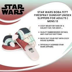Ukonic Star Wars Boba Fett Firespray Gunship Unisex Slippers For Adults 26 Ukonic Star Wars Boba Fett Firespray Gunship Unisex Slippers For Adults -Hoodies Sales RBF 17435 CGR