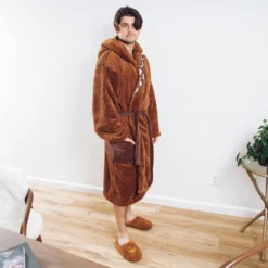 Ukonic Star Wars Chewbacca Robe And Slipper Set For Adults -Hoodies Sales RBF 17740 CD