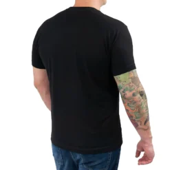 Ripple Junction Blossom "Whoa" Men's Black Cotton T-Shirt -Hoodies Sales RPJ B1AS2001L CC