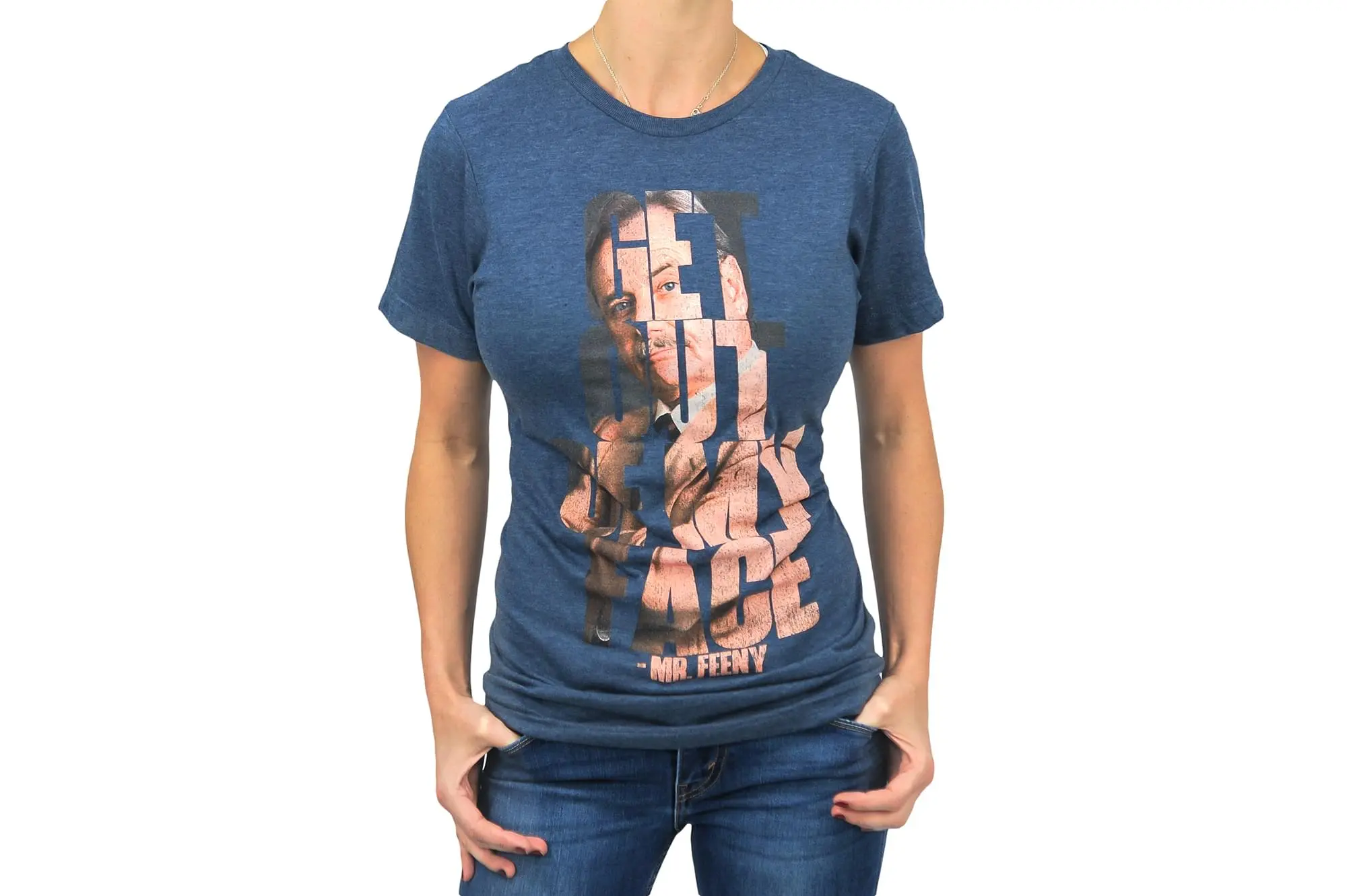 Ripple Junction Boy Meets World Get Out Of My Face Adult T-Shirt - Blue 3 Ripple Junction Boy Meets World Get Out Of My Face Adult T-Shirt - Blue - Image 3