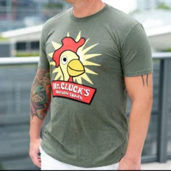 Ripple Junction Lost "Mr. Cluck's Chicken" Men's Green T-Shirt -Hoodies Sales RPJ LOAS2014L CF