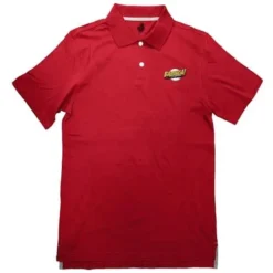 Ripple Junction Big Bang Theory Bazinga Red Adult Polo Shirt