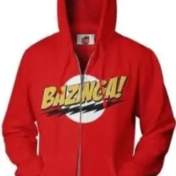 Ripple Junction Big Bang Theory Bazinga Zip Adult Hoodie Sweatshirt