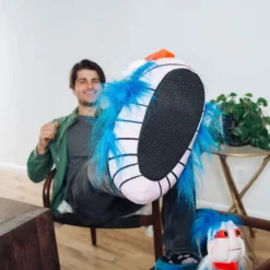 Surreal Entertainment Labyrinth Ello Worm Plush Slippers For Adults | One Size Fits Most -Hoodies Sales SRE SLP LBTH ELLO CD