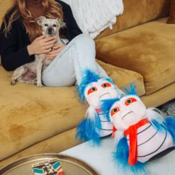 Surreal Entertainment Labyrinth Ello Worm Plush Slippers For Adults | One Size Fits Most -Hoodies Sales SRE SLP LBTH ELLO CE