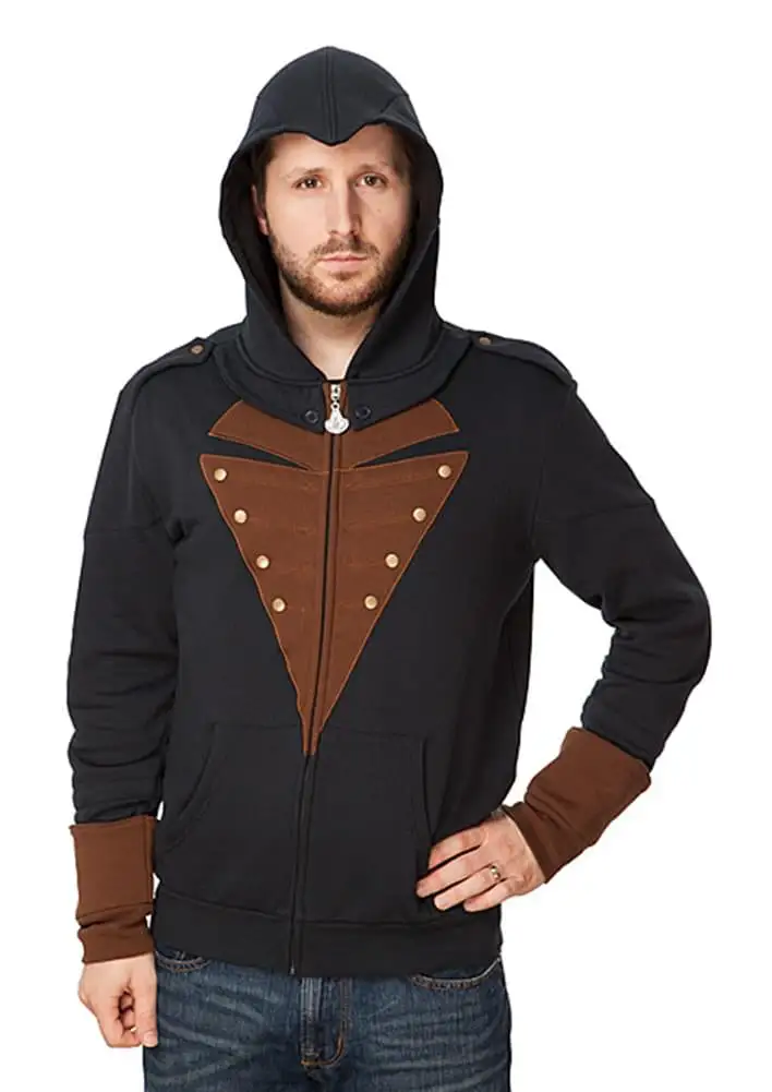 ThinkGeek, Inc. Assassin's Creed Arno Adult Costume Hoodie 1 ThinkGeek, Inc. Assassin's Creed Arno Adult Costume Hoodie