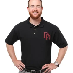 ThinkGeek, Inc. Marvel's Daredevil Logo Men's Polo Shirt