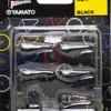 Yamato Pedal Id 1:9 Scale Bicycle: Saddle Set: Black