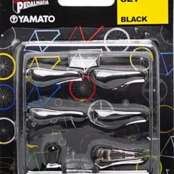 Yamato Pedal Id 1:9 Scale Bicycle: Saddle Set: Black