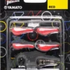 Yamato Pedal Id 1:9 Scale Bicycle: Saddle Set: Red