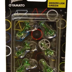 Yamato Pedal Id Crank With Pedal Set Anodized Look Green