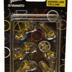 Yamato Pedal Id Crank With Pedal Set Anodized Look Yellow