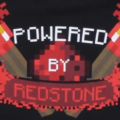 JINX Inc. Minecraft Powered By Redstone Adult Premium T-Shirt 5 JINX Inc. Minecraft Powered By Redstone Adult Premium T-Shirt -Hoodies Sales jnx cy8 1234 cb