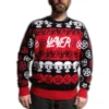 Locoape Slayer Pentagram & Skulls Adult Christmas Sweater