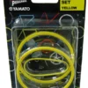 Yamato Pedal Id 1:9 Scale Bicycle: Tire & Chain Set: Yellow