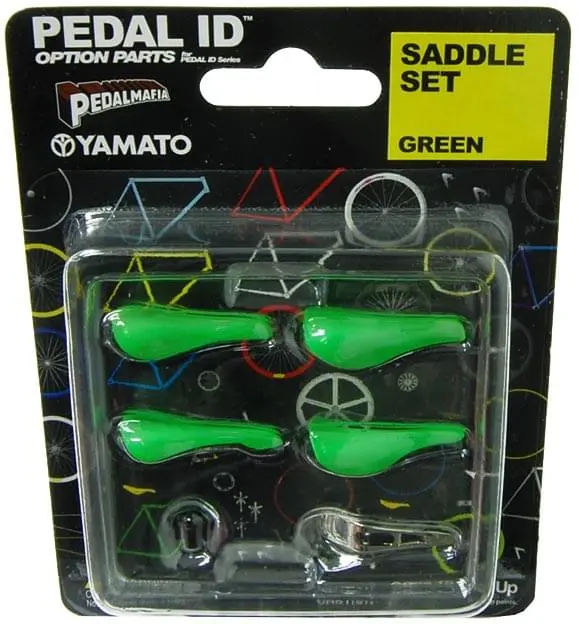 Yamato Pedal Id 1:9 Scale Bicycle: Saddle Set: Green 1 Yamato Pedal Id 1:9 Scale Bicycle: Saddle Set: Green